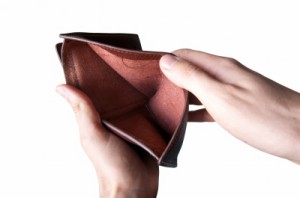Empty wallet